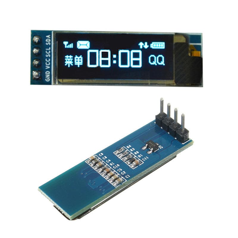 0.91 Inch OLED Display module 128x32 Blue Color I2C