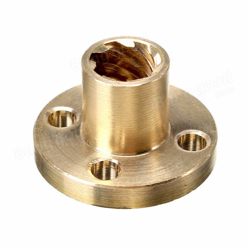 Copper Nut for Lead Screw TR8*8 8mm Diamater