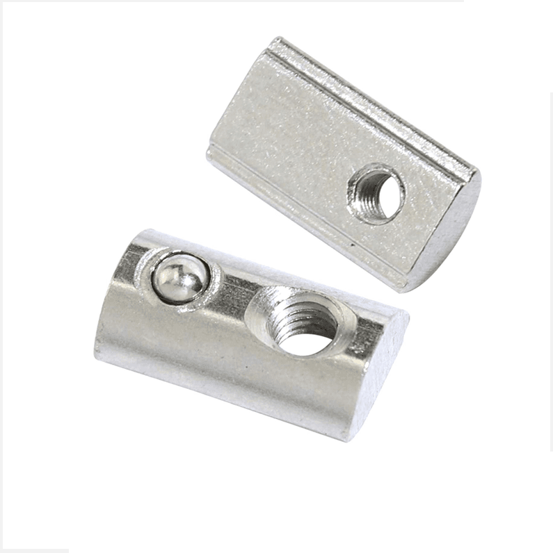10Pcs/Lot M5 Spring T-Nut for 20mm Aluminium V Slot Profile