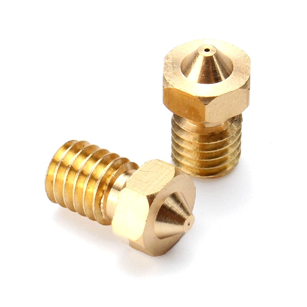 3D Printer Brass Nozzle for E3D Extruder M6 thread 1.75mm Diameter