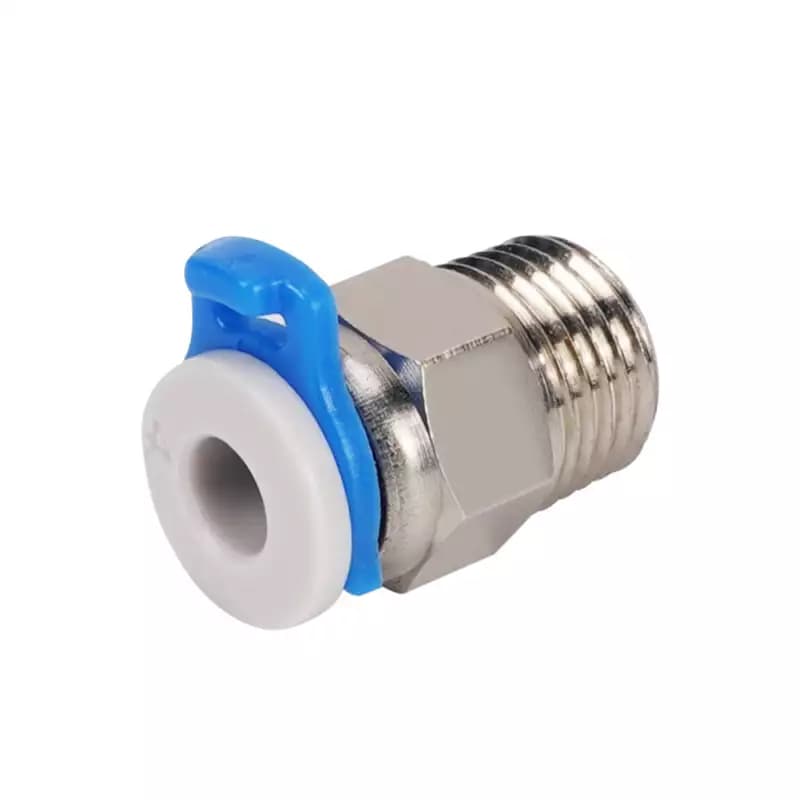 JP4-01 Pneumatic Connector M10 Stainless Steel For 3D Printer PTFE Tube 4mm