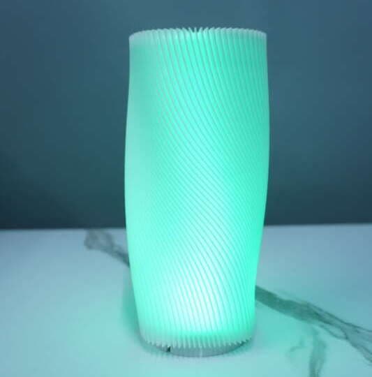 3D Printed RGB LED Modern Table Lamp – Soft Ambient Lighting for Home and Office - Type A
